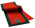 Waechtersbach Christmas Tree Embrodiered Tablerunner