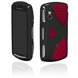 MSY GRAPHT Xperia™ PLAY用ケース Polyvalent Series スパイダー・グリップ for Xperia PLAY ブラックXレッド EPA06-008BKR