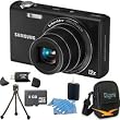 Samsung WB210 Black 14 MP Digital Camera, 3.5" LCD Touch Screen, 12x Zoom Lens, 24mm wide angle Schneider lens. Bundle Includes 8 GB Memory Card, Card Reader, Deluxe Carrying Case, Mini Tripod, and 3Pcs. Lens Cleaning Kit.