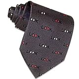 Moschino Grey Look Silk Tie