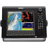 Simrad NSE8 8-Inch Color LCD Multifunction Display with Pre-loaded US Charts, GPS Antenna, Echosounder, Radar Kits