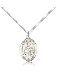 Sterling Silver St. Angela Merici Pendant