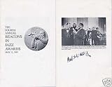 Milt Hinton Jazz Bassist Signed Autog Program w/ Sketck - Autographed NBA Photos