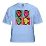 Barack Obama T-shirt, "Warhol" Obama T-shirt, President T-shirt