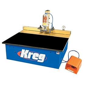 Kreg DK1100 TP 1-1/4 Horsepower Bench Pnuematic Fully-Automatic Single Spindle Pocket Machine