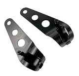 universal black headlight mounting brackets honda cb650 cb750 customs