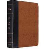 ESV Study Bible (Black/Saddle, Timeless Design)