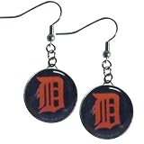 MLB Detroit Tigers Charm Dangle Earrings