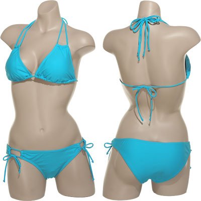JAMAICAN STYLE Low-Rise String Sky Blue