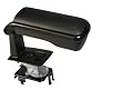 Boomerang Armrest/Cup Holder for Ford Fiesta - Charcoal Black