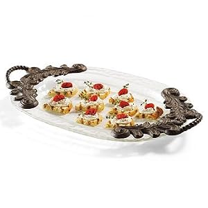 Baroque Oval Serving Tray - Frontgate