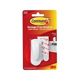 Command 17005 Spring Clip with Adhesive Strips, 1 Clip 2 Strips