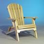 Adirondack Chair-Varnished - Free Shipping 48 States