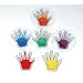 Abilitations Squishy Handprints - Set of 6 Pair in 6 Assorted Colors