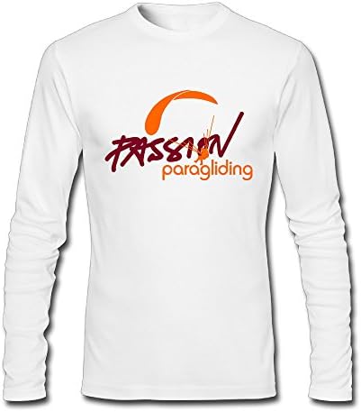 Paragliding Workout For Men Ribbed Neck Long Sleeve Shirt