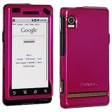 Sale New Amzer Polished Rose Pink Snap Crystal Hard Case For Motorola Droid A855 Motorola Milestone A854