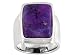 STABILIZED PURPLE TURQUOISE STERLING SILVER RING