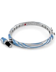 Lauren G Adams Girls Rhodium Stackable Bangle with Nail Polish Charm