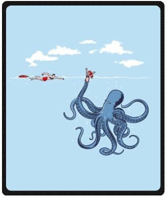 Stylish Funny octopus Cheap Blanket 50" x 60" (Medium)