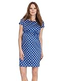 Seraphine セラフィン マタニティワンピース Martina SS ポルカドットショートスリーブマタニティワンピース UKサイズ8 ブルーブラッシュ