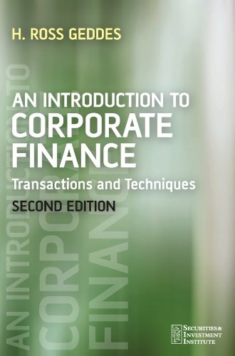 An Introduction to Corporate Finance: Transactions and Techniques (Securities Institute)