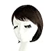 Leiwo Wigs,14 inch(35cm) Short Synthetic Bob Straight Hair Wigs for Cosplay and party-Black
