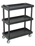 Produkt-Bild: Werkstattwagen / Rollwagen aus Kunststoff - Tragkraft 40 kg pro Boden