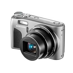 Samsung WB500 Digitalkamera (10,2 Megapixel, 10-fach opt. Zoom, 24mm Ultra-Weitwinkel, 6,9 cm (2,7 Zoll) Display, Bildstabilisator) grau