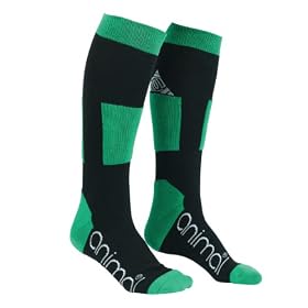Animal Women's Zinnia Snow Ski Sock - Black, One Size