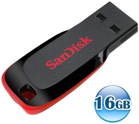 SANDISK CRUZER BLADE 16GB 16G USB Flash Pen Key Thumb Drive Memory Stick