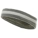 Terry Stripe Headband-Grey White W15S28C