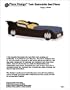 Children's Batman Bat Mobile Bed Project Plans -Design #1BTMB