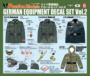 Passion Models 【P35D-004】 1/35 ドイツ軍装備品デカールセットVol.2