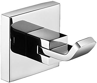 NEO Home Solid SUS304 Stainless Steel Coat Hook Single Towel/Robe Clothes Hook for Bath Kitchen Wall Mounted Modern Clothes Hanger,Chrome