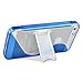 iPhone SE Case, Insten TPU Rubber Skin Case Cover with Stand Compatible with Apple iPhone 5SE / 5S / 5, Blue S Shape