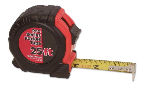 CST 78-B258 MeasureMark Pro-Series 25ft Pocket Tape in Feet/Inches