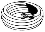 GoodYear 045 3/8-Inch-by-50-Feet Safety Yellow Rubber Hose 3/8 -Inch by 50-Feet 250 PSI With 1/4-Inch Ends