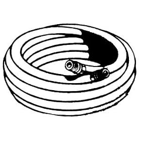 GoodYear 045 3/8-Inch-by-50-Feet Safety Yellow Rubber Hose 3/8 -Inch by 50-Feet 250 PSI With 1/4-Inch Ends