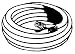GoodYear 045 3/8-Inch-by-50-Feet Safety Yellow Rubber Hose 3/8 -Inch by 50-Feet 250 PSI With 1/4-Inch Ends