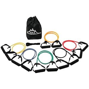 Black Mountain Products New Strong Man Set of 6 Resistance Bands