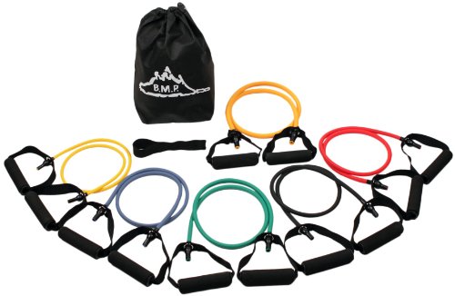 Black Mountain Products New Strong Man Set of 6 Resistance Bands