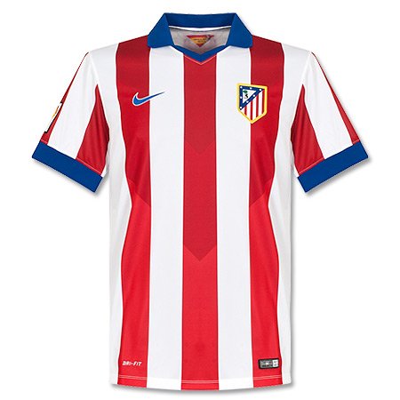 2014-15 Atletico Madrid Home Nike Football Shirt