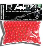 RAM RAP4 .43 Caliber Paintballs, Red, 250ct