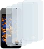4x mumbi Displayschutzfolie iPod Touch 4G Displayschutz "CrystalClear" unsichtbar