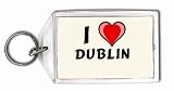 I Love Dublin Keychain