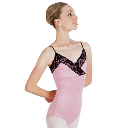 Lace Trim Camisole Leotard N8218 41DB3WY6ATL Lace Trim Camisole Leotard N8218