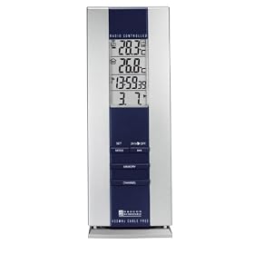 Oregon Scientific RMR182A RF Alarm Clock with Indoor Outdoor Thermometer