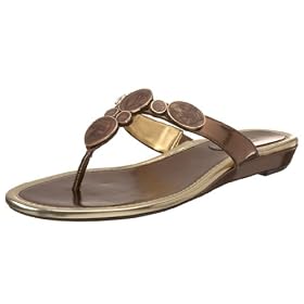 AK Anne Klein Womens Almquist Thong Sandal