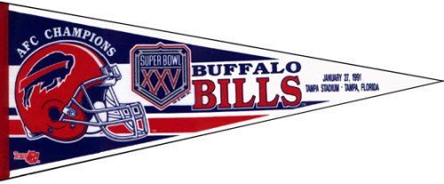 Buy Buffalo Bills 1990 AFC Champions Pennant by Unknown