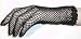 Black Wrist Length Crochet Dress Gloves